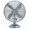 16' silver color electric desk fan with four blades