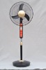 16"solar fan with LED lamps CE-12V16B