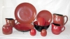 16pcs color glazed ceramic dinner set
