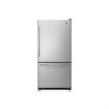 18.5 cu. ft. Bottom-Freezer Refrigerator with Adjustable Spill-Catcher Glass Shelves Gallon Door Bins Ice Maker