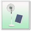 18" Industrial Rechargeable Stand Fan W/Lights