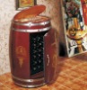 18 bottles oak wooden barrel wine cooler