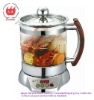 1800ml Multiple functional Electric Heat reistant Glass Cooking Pot with Egg Plate