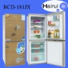 181L Double door bottom freezer refrigerator