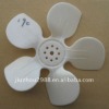 190mm plastic condenser fan blade without hub, 5 blades fans for shaded-pole motor