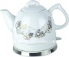 1L Cordless porcelain electric water kettle with CE,CB