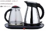 2.0L cordless kettle with glass teapot