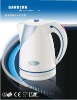 2.2L cordless electric plastic water kettle with LED