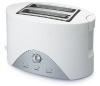 2 slice 800W  plastic toaster with GS/CE/EMC/EMF/LFGB/PAH/Phthalat/RoH