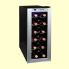 2011 metal meatrial electric mini  wine cooler with shelves