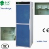 2011 new design style, Smart Cold and hot standing water dispenser with ozone sterilization cabinet