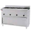 2011 year 4 burners gas range with cabinet