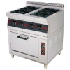 2011  year  new 4 burners gas range with cabinet
