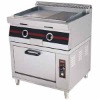 2011  year  new  Gas Half-grooved Griddle With Oven
