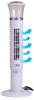 2012 Mini USB portable stand fan tower fan with LED torch & emergency flash light H-3103