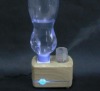 2012 Newest Woodgrained Personal Travel Ultrasonic Air Humidifier with Bottle Water Basin & Adjustable Mist Output-GH2193