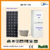 2012 Newest design DC 12V 175L display compressor solar refrigerator freezer for without electric popular in Africa with CE,CB