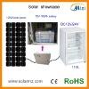 2012 Newest design DC 12V 178L solar display compressor refrigerator for without electric popular in Africa with CE,CB