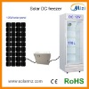 2012 Newest design DC 12V 178L solar display refrigerator with CE,CB