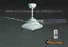 2012 White Plastic Ceiling Fan Transparent 3 Blades