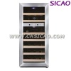 21 Bottles Wine Cooling Cabinet Fridge with Stainless Steel
