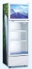 210L  Vertical Display Refrigerator With Two Temperature And Two Doors