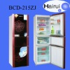 215L Bottom freezer three door refrigerator