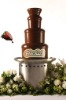 23.5" 4 tiers bowl detachable stainless steel chocolate fountain