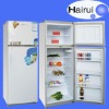 230L Double door top freezer down cooler refrigerator