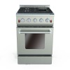 24" Built-in Gas Oven with Electric Ceramic Furnaces