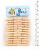 24PC WOODEN CLOTHESPINS