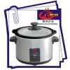 3.0L Black Pot Slow Cooker Round Shape