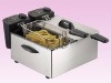 3.5L*2 4000W Double Deep Fryer with GS CE ROHS