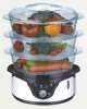 3 Plastic Layer Food Steamer with CE EMC GS LFGB ROHS CCC