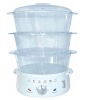 3 Plastic Layers Food Steamer with CE ROHS GS