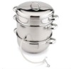 3 Stainless Steel Layer Food Steamer