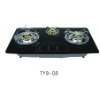3 brass burners built-in gas stove