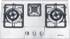 3 burners built-in gas stove