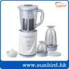 3 in 1 electric blender transparence plastic