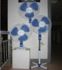 3 in one electric stand fan with 108*1.1mm plating grill