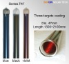3 targets, dia. 47mm, solar collector tube
