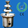 3 tiers 40cm stainless steel mini home chocolate fountain
