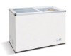 330L Double sliding Glass Door chest freezer   with CE CB ROHS