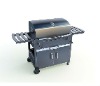 36 Inch deluxe full cart charcoal grill