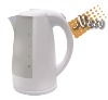 360 degree plastic electric cordless kettle with indicator light function