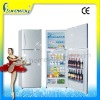 388L Huge Top-Freezer Refrigeration/Refrigerator with Handle/Lock Popular in Africa,South America