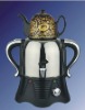 4.0L Electric Russian s/s Samovar CA-800G black with ceramic teapot