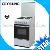 4 Electric Burners Free Standing Gas Oven