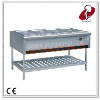 4 Sections Stainless Steel Bain Marie With Stand