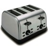 4 Slice Stainless Steel Toaster with Patents